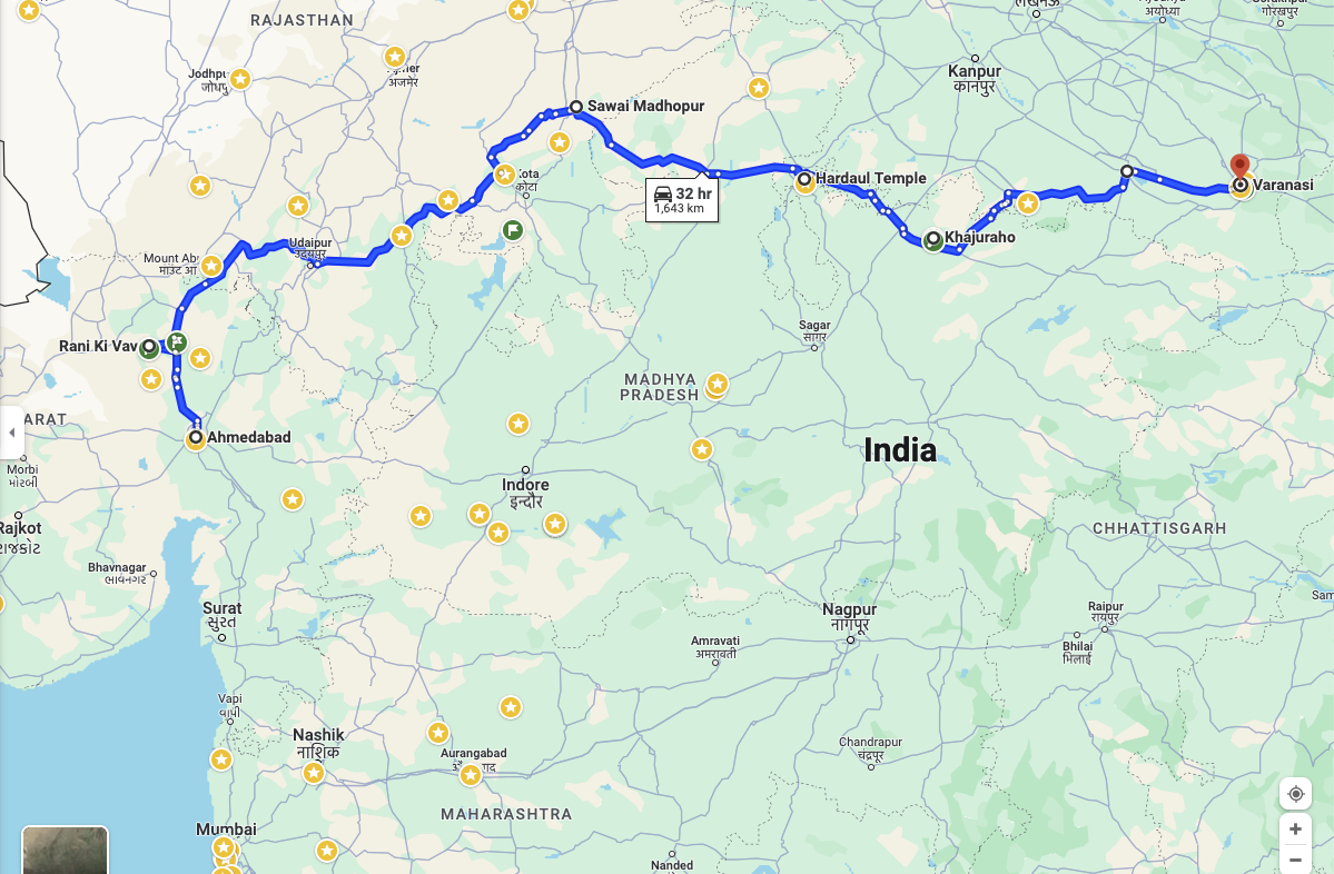 India Map Riding Bike Touring India – Essays on Biking, Sculpture, and Culture
